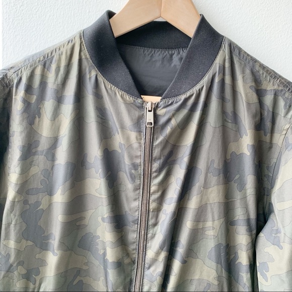 Zara Man Light Bomber Camo Print Jacket - Picture 2 of 13